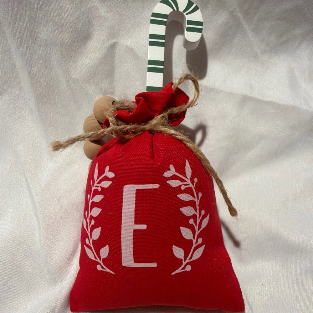Hobby Lobby Red and White Holiday Ornament